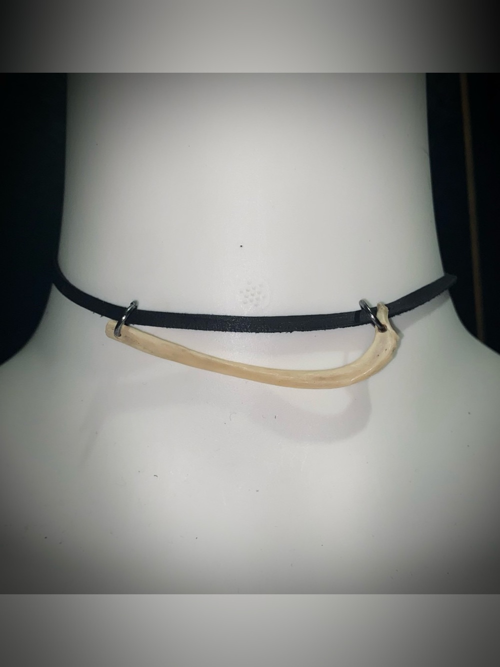 Possum rib bone choker